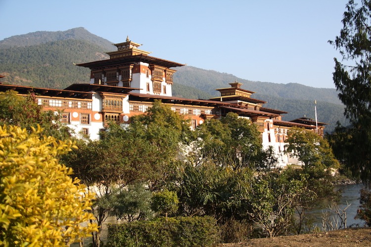 Punakha Dzong - Mochilao a Dois - Butão Punakha Dzong - Viajando Pelo Butão