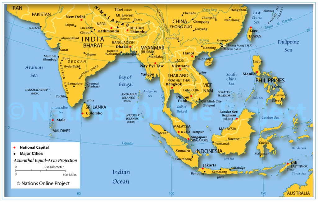 Map South East Asia - Google Map South East Asia - Google