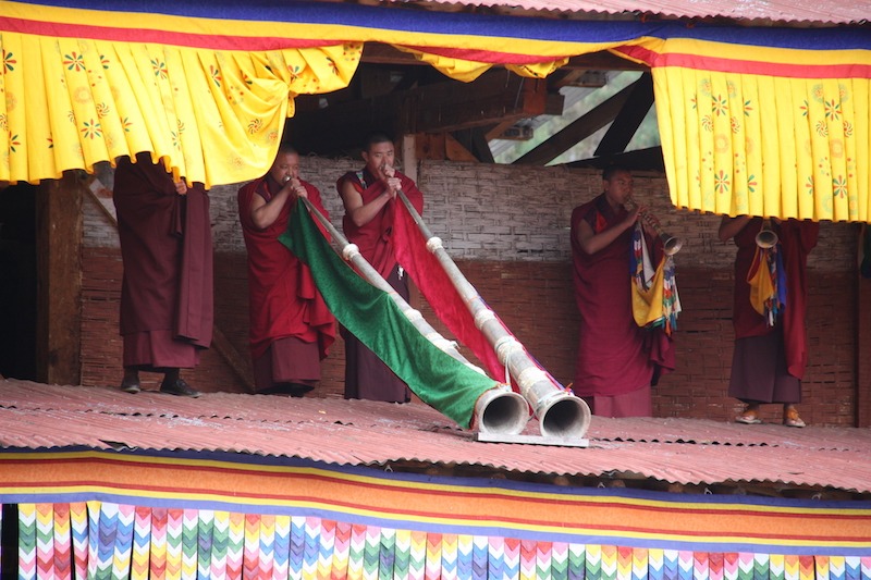Dung Blowers - Festival Paro Tshechu