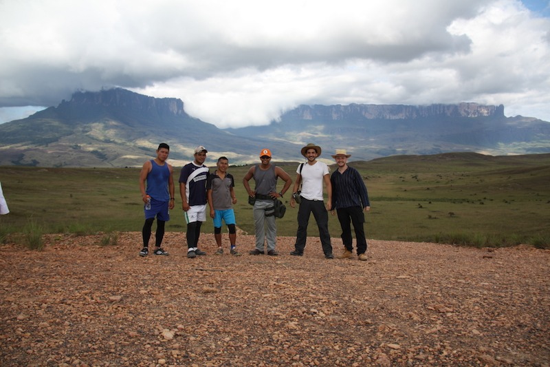 Members of the expedition to Mount Roraima pre-Anfarah