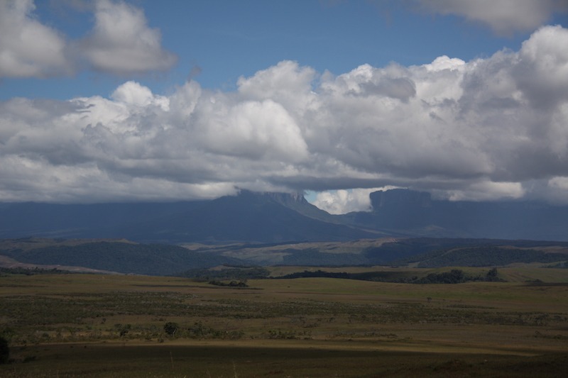 View of Mount Roraima and Mount Kukenan