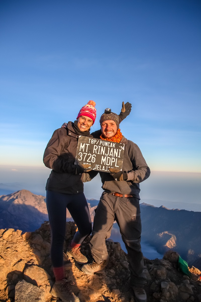 Cume do Monte Rinjani Cume do Monte Rinjani