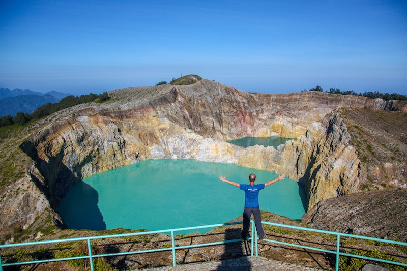 Lago Alapolo e Kootainuamuri Monte Kelimutu Lago Kootainuamuri e Lago Alapolo