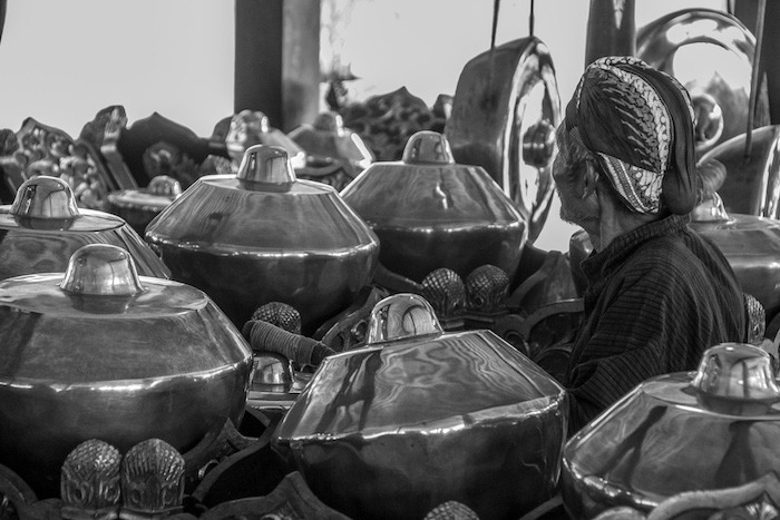Gamelan música em Yogyakarta