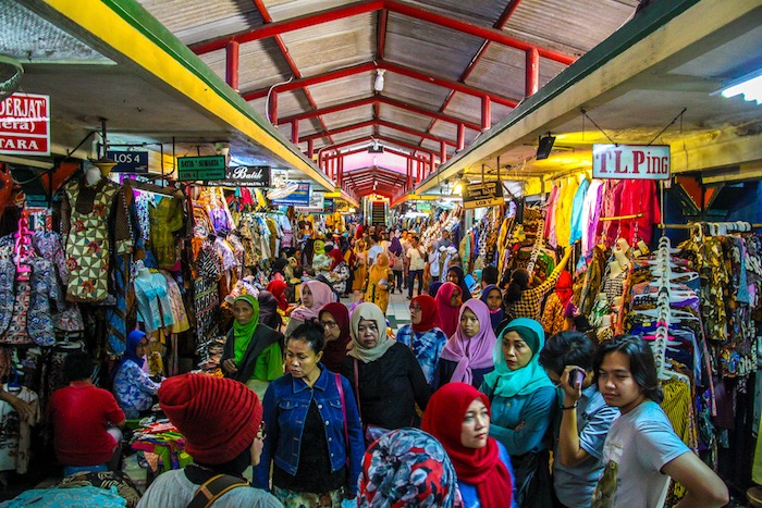 Beringharjo de mercado tradicional