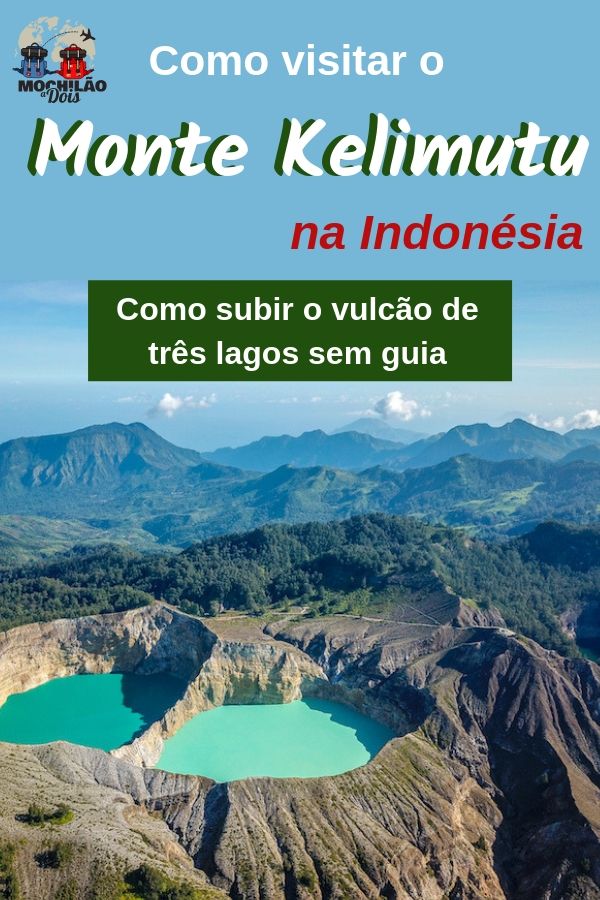 Monte Kelimutu na Indonésia