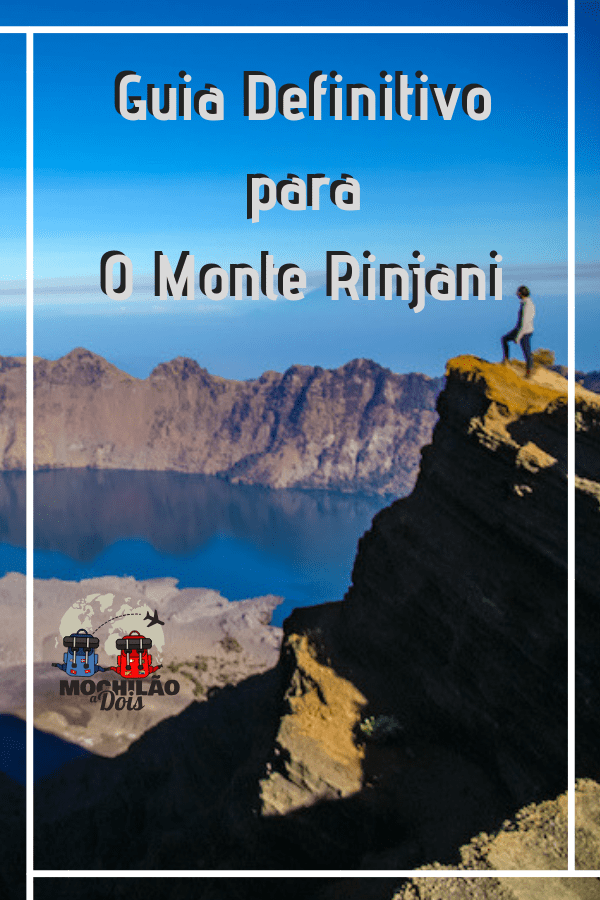 Monte Rinjani na Indonésia