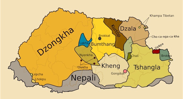 Languages of Bhutan Country of Happiness