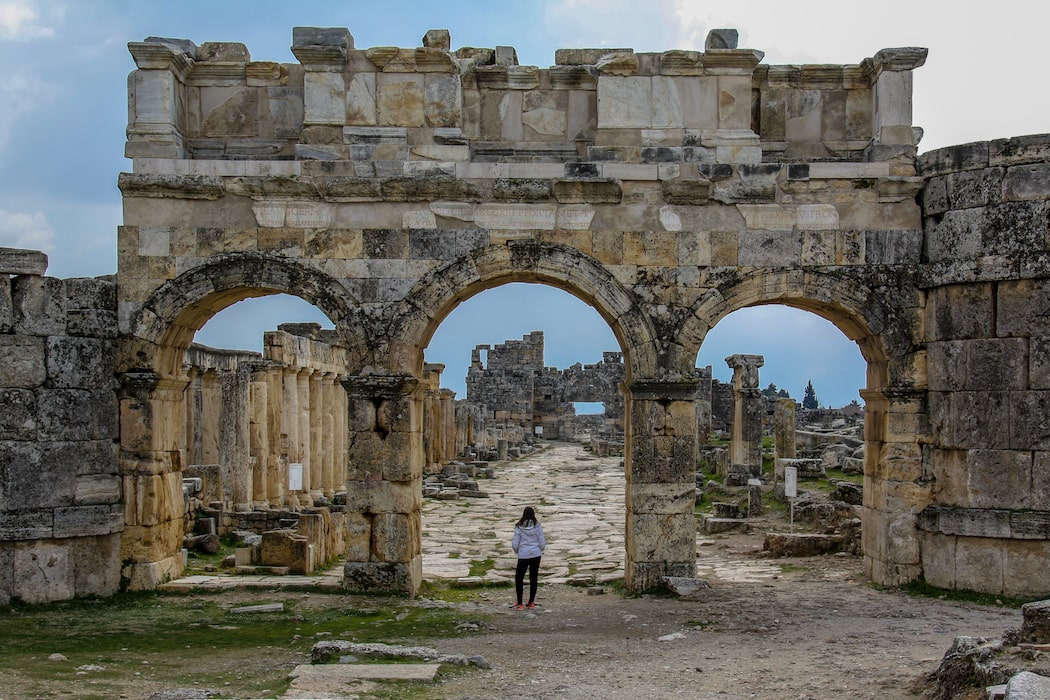 Ruínas de Hierápolis na Turquia