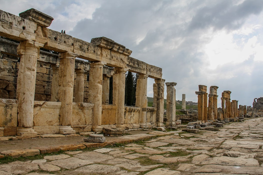 Ruínas de Hierápolis na Turquia