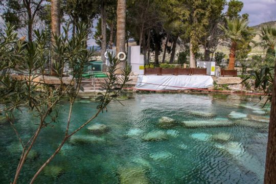 Piscina de Cleópatra na Turquia