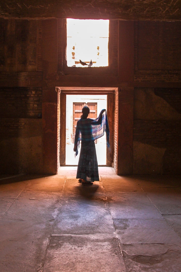 Viajando sozinha em Agra na Índia