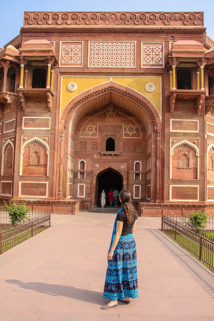 Viajando sozinha em Agra na Índia