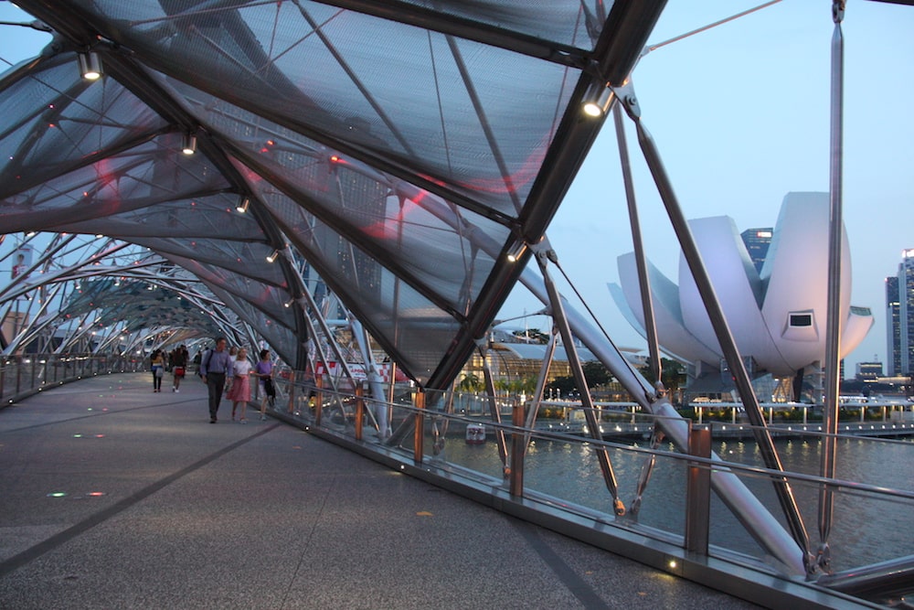 Helix Bridge o que fazer em Singapura