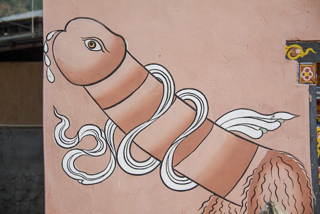 Pinturas falas no Butão