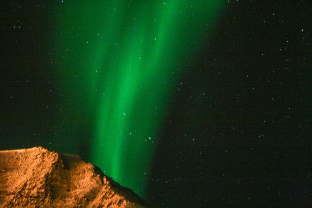 Aurora Boreal em Svalbard
