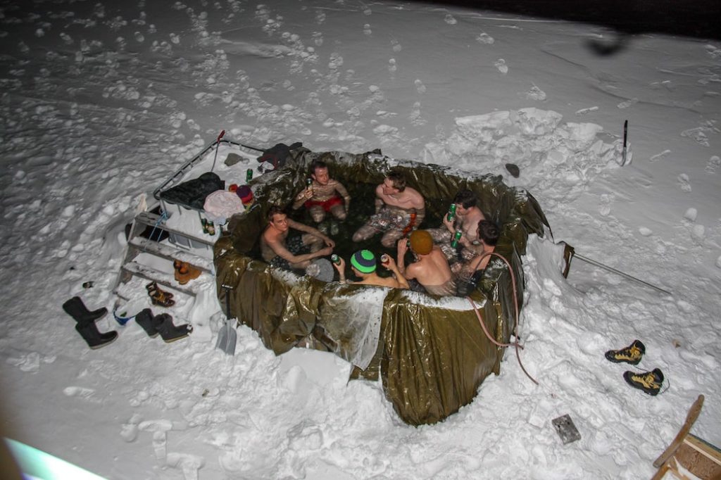Hot Tub do lado de fora em Svalbard