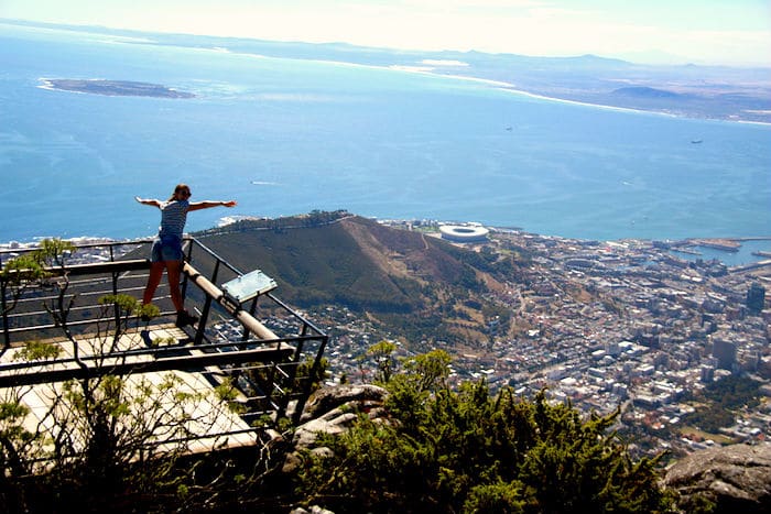 Table Mountain na Cidade do Cabo