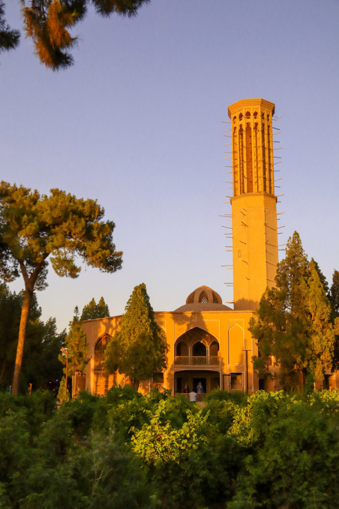Parque Dowlat Abad em Yazd