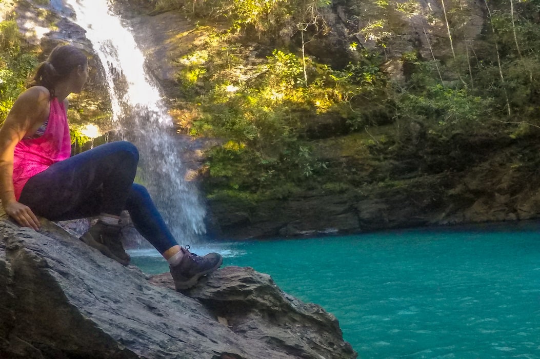 O que fazer na Chapada dos Veadeiros - Cachoeira Santa Bárbara