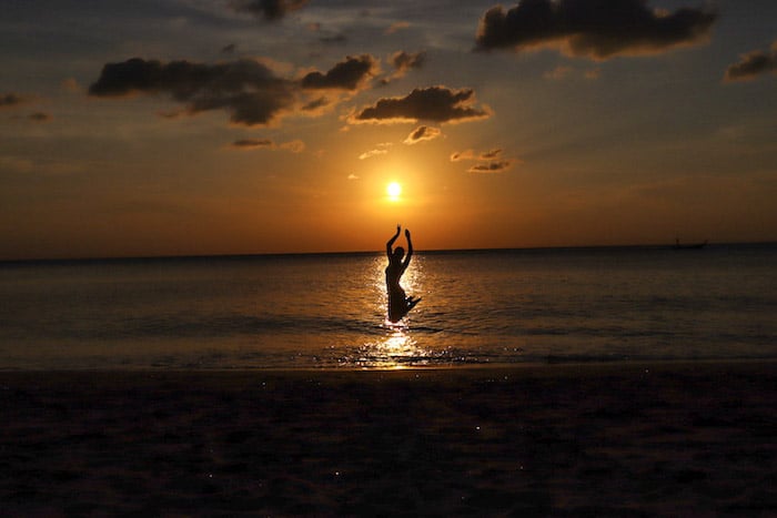 Por do sol em Koh Lanta